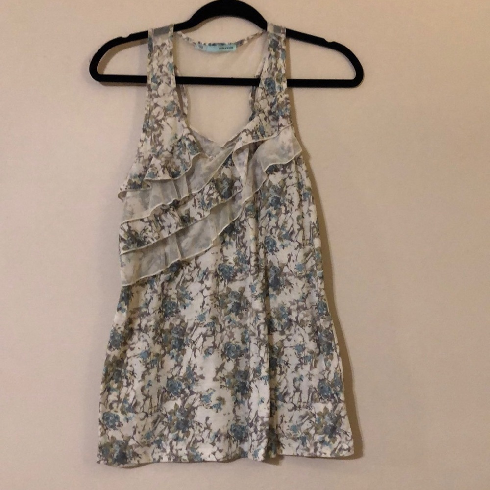 Floral Racerback (mesh) tank top size L